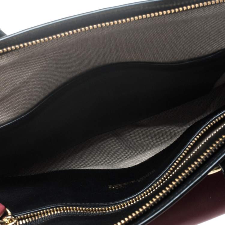 Pre Owned Diane Von Furstenberg Multicolor Leather Small Front Flap Satchel 