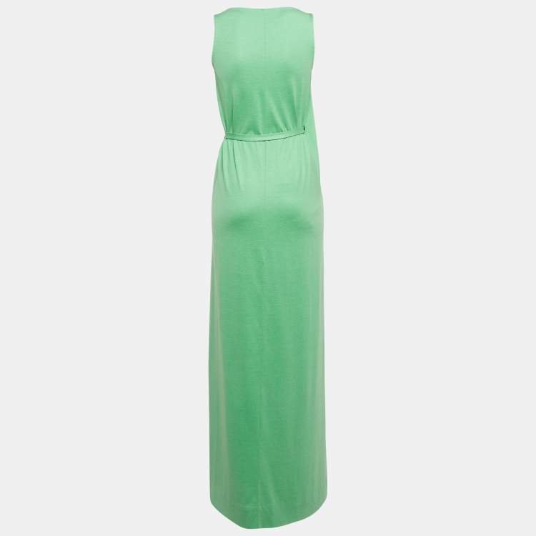 Diane Von Furstenberg Green Silk & Cotton Knit Wrap Dress XS Diane Von  Furstenberg | TLC