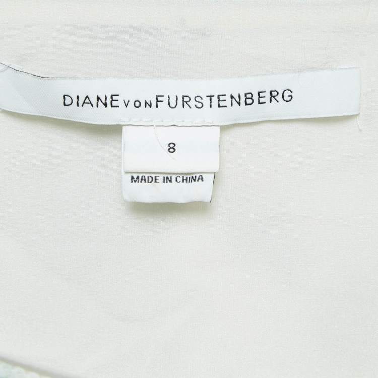 Pre Owned Diane Von Furstenberg Green Sequin Mini Skirt M