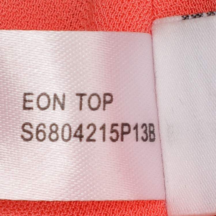 Pre Owned Diane Von Furstenberg Multicolor Fabric Eon Sleeveless Top S