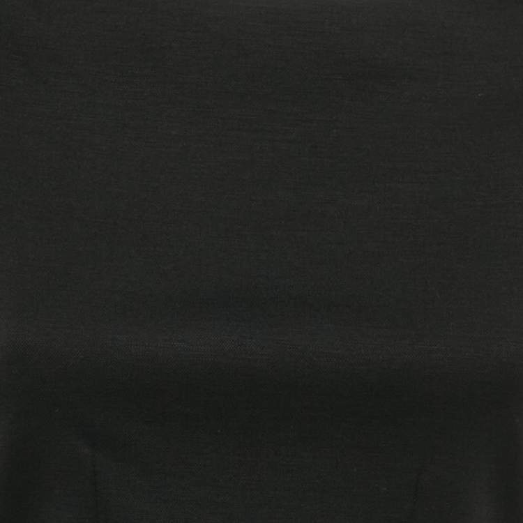 Pre Owned Diane Von Furstenberg  Black Jersey Short Maidey Dress XS