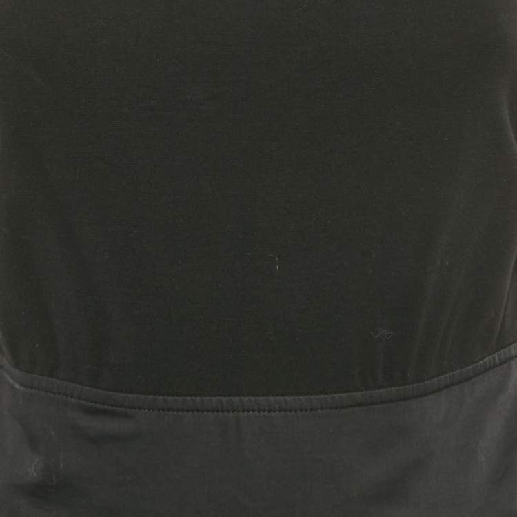 Pre Owned Diane Von Furstenberg Black Jersey Sleeveless Zanne Dress S