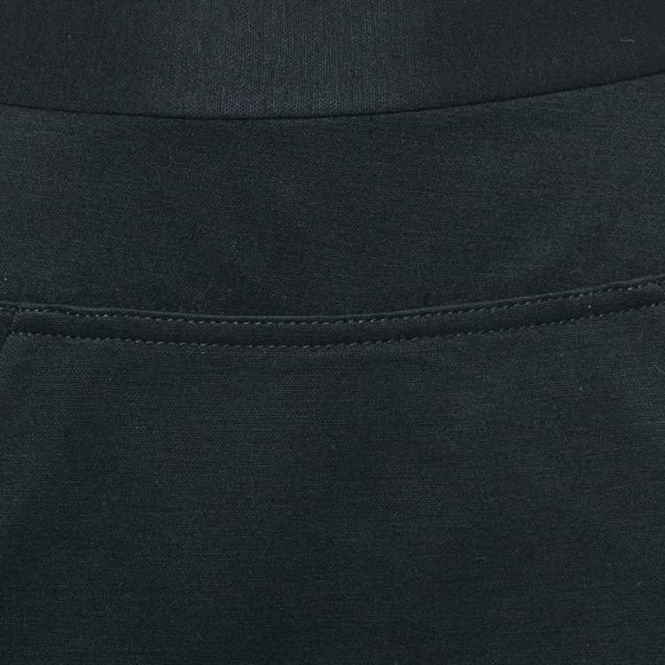 Pre Owned Diane Von Furstenberg Black Wool Jersey Jourdan Mini Skirt S