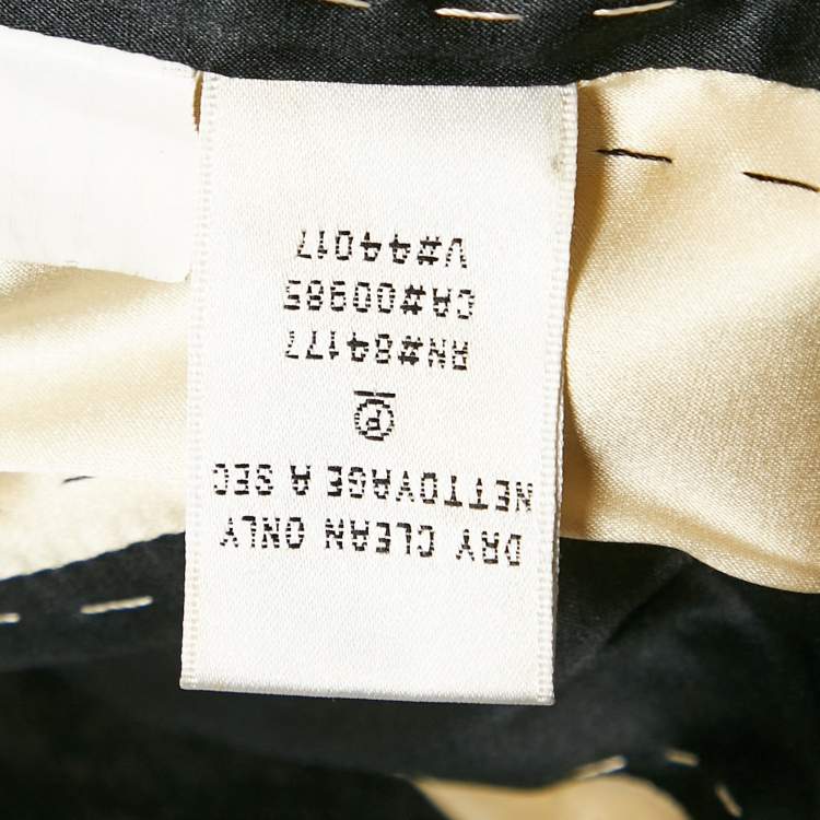 مملوكة مسبقًا Diane Von Furstenberg Black Shearling Lady Bird Jacket M