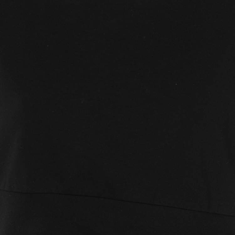 Pre Owned Diane Von Furstenberg Black Jersey Dress M