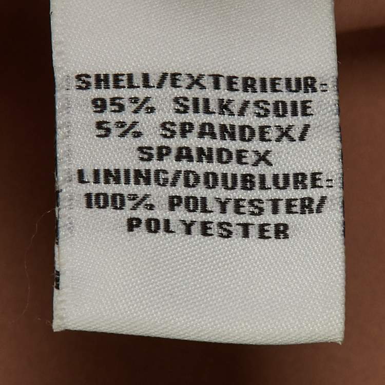 Pre Owned Diane Von Furstenberg Beige Silk Kaipo Short Dress M