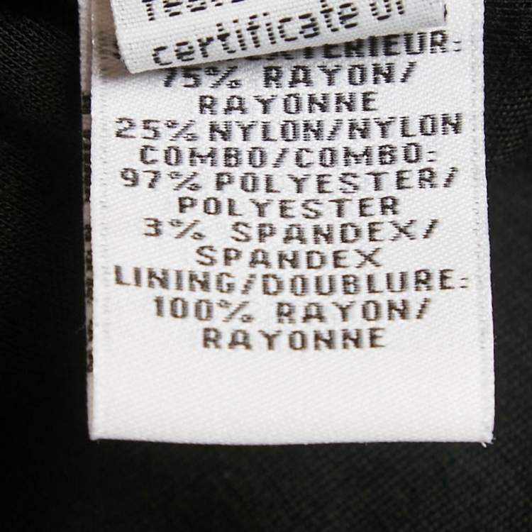 Pre Owned Diane Von Furstenberg Black Lace Wrap Around Mini Dress M