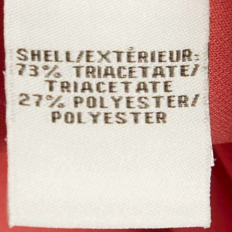 Pre Owned Diane Von Furstenberg Orange Crepe Playsuit M