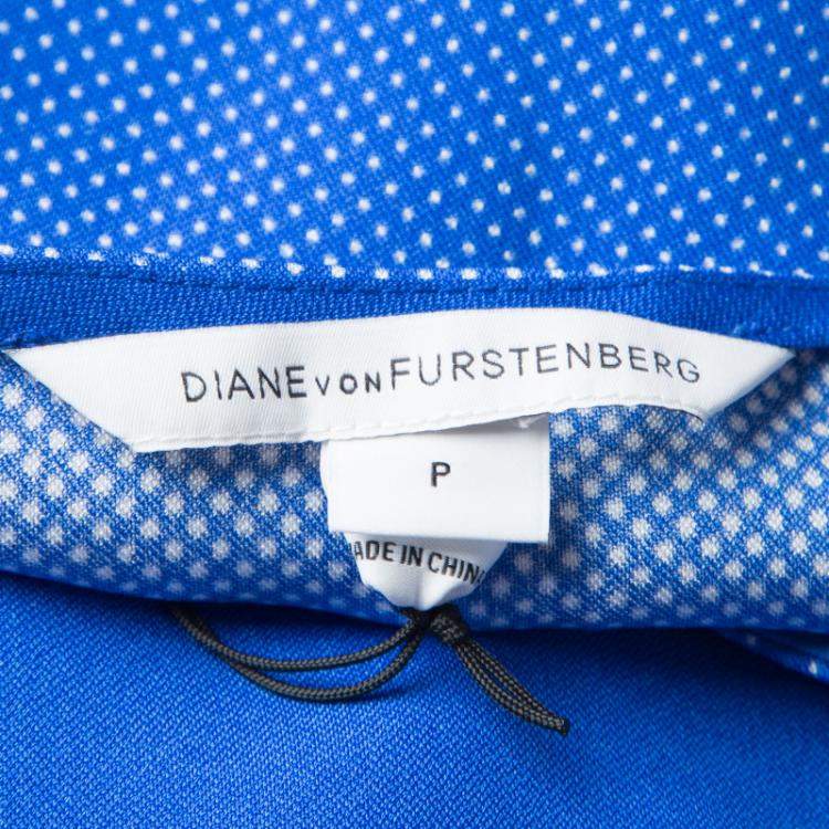 مملوكة مسبقًا Diane Von Furstenberg Multicolor Lion Landscape Print Harriet Dress XS