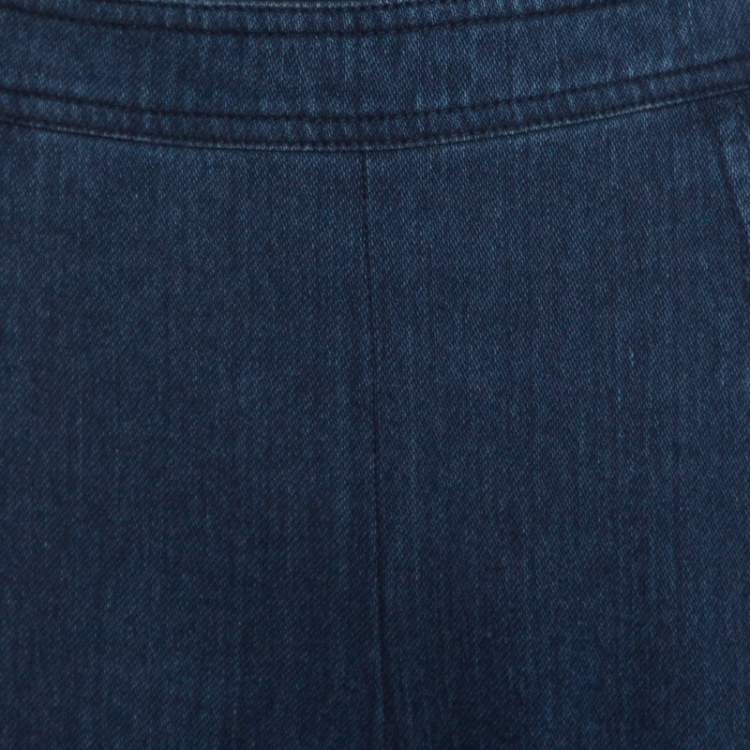 Pre Owned Diane Von Furstenberg Indigo Stretch Denim High Rise Flared Joan Jeans M