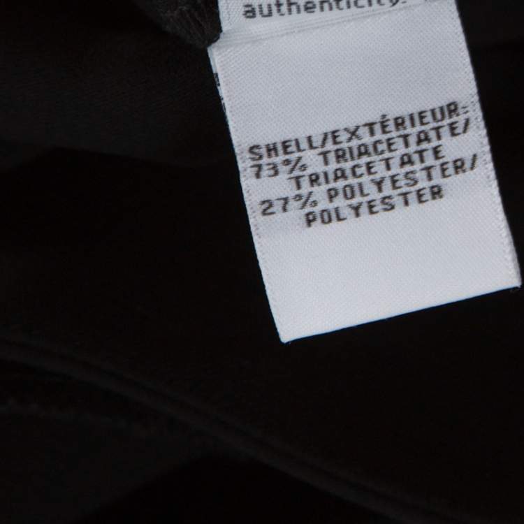 Pre Owned Diane Von Furstenberg Black Crepe Asheton Culottes M