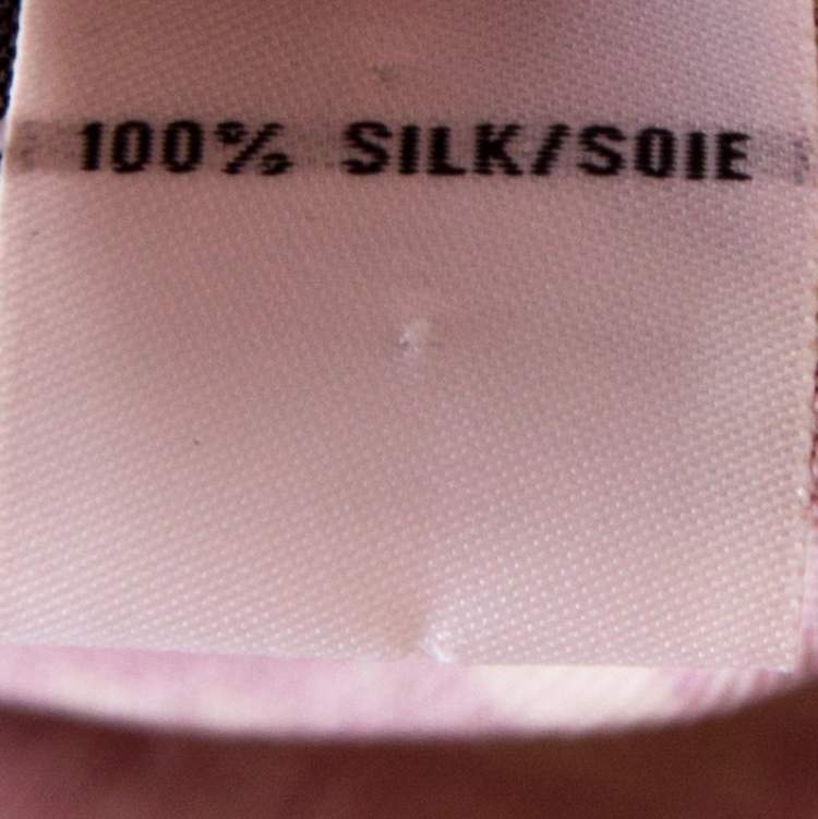 مملوكة مسبقًا Diane Von Furstenberg Pink Printed Silk New Julian Two Wrap Dress XS