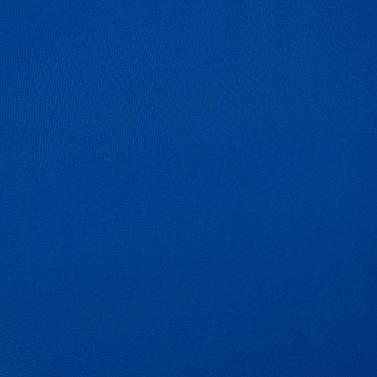 Pre Owned Diane von Furstenberg Neptune Blue Crepe Wylda Shift Dress S