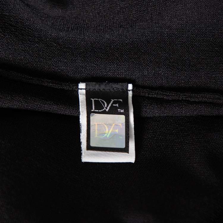 Pre Owned Diane Von Furstenberg Colorblock Striped Knit Aina Mini Dress S