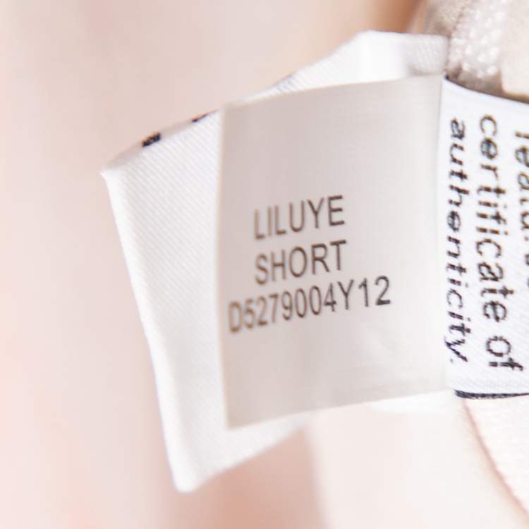 مملوكة مسبقًا Diane Von Furstenberg Orange Printed Silk Liluye One Shoulder Short Dress M 