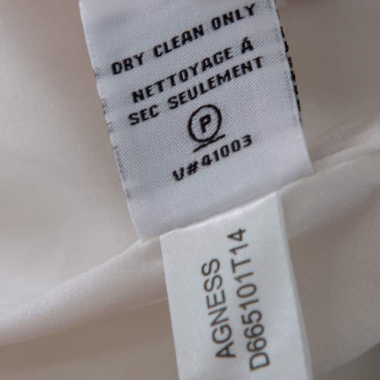 مملوكة مسبقًا Diane von Furstenberg White Crepe Pocket Detail Agness Short Dress S