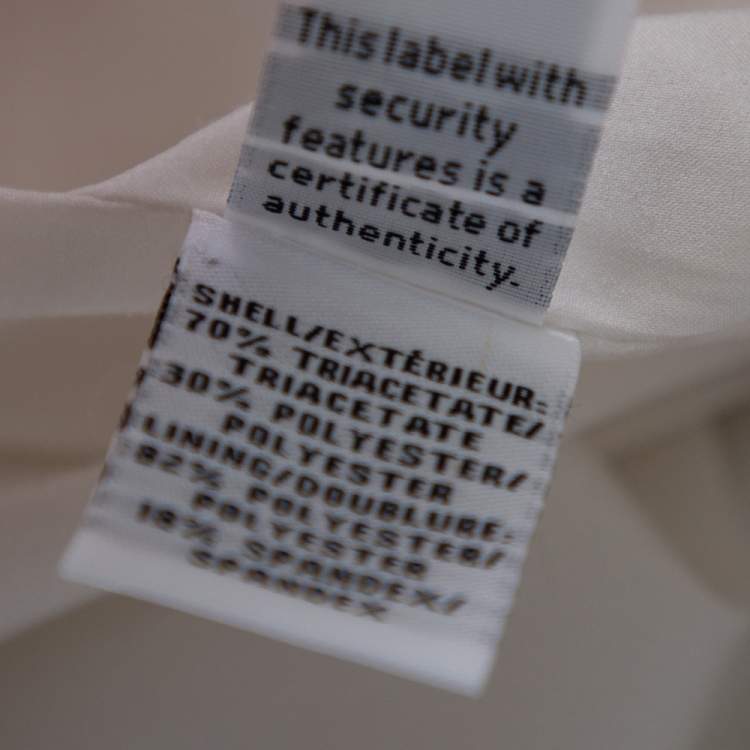 مملوكة مسبقًا Diane von Furstenberg White Crepe Pocket Detail Agness Short Dress S