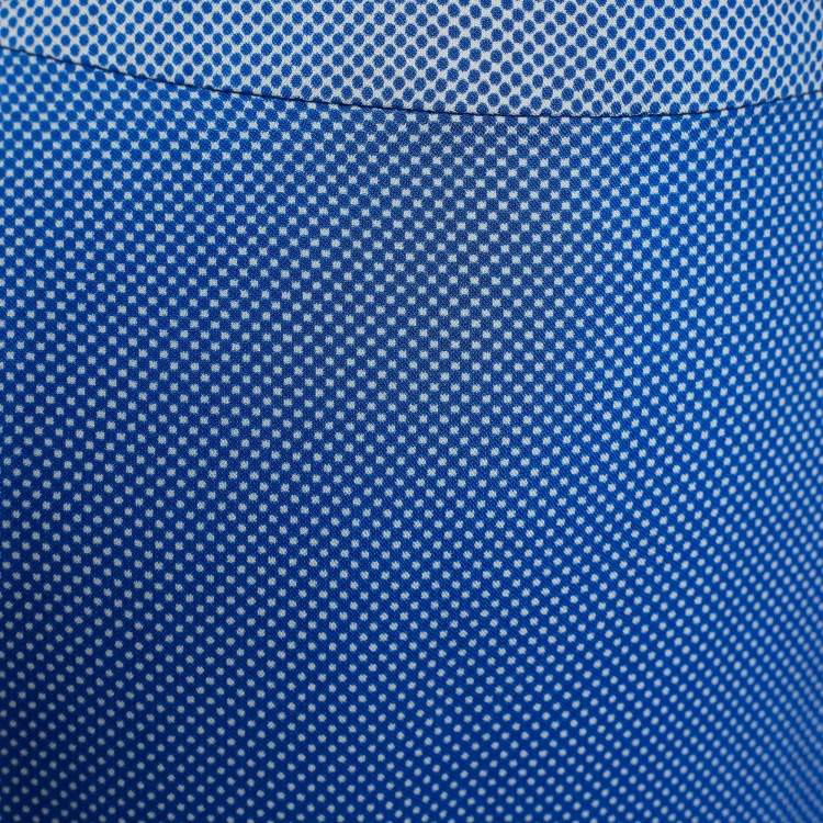 Pre Owned Diane von Furstenberg Blue Cody Print Maxi Skirt S