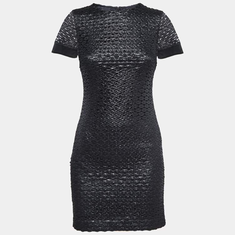 Diane Von Furstenberg Black Lace Dress