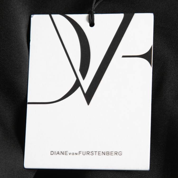 Pre Owned Diane Von Furstenberg Brown Animal Printed Calf Hair Mini Skirt M