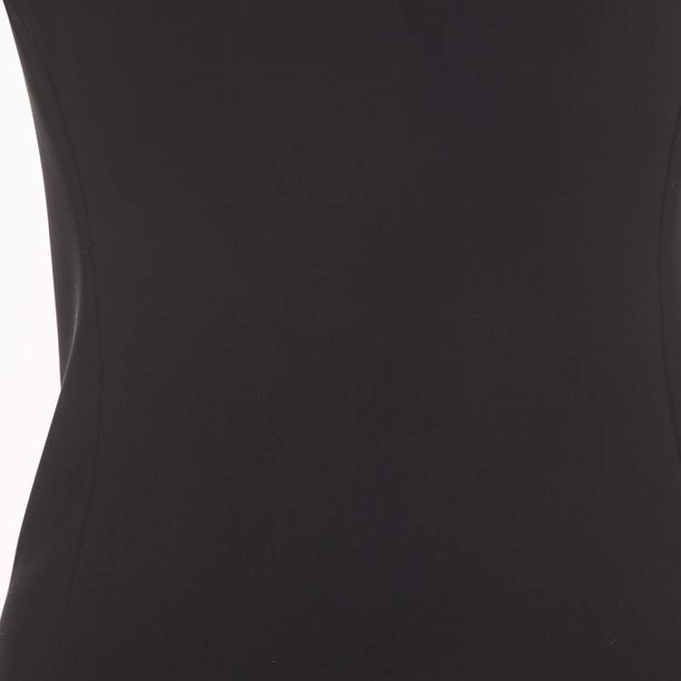 مملوكة مسبقًا Diane Von Furstenberg Black Nylon Sleeveless Midi Dress S