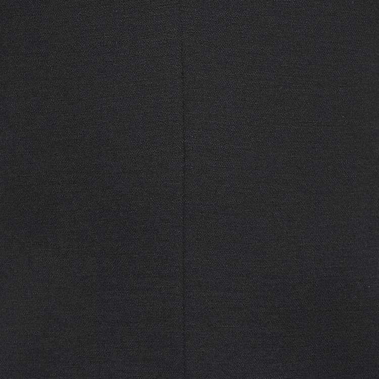 مملوكة مسبقًا Diane Von Furstenberg Black Knit V-Neck Dress S