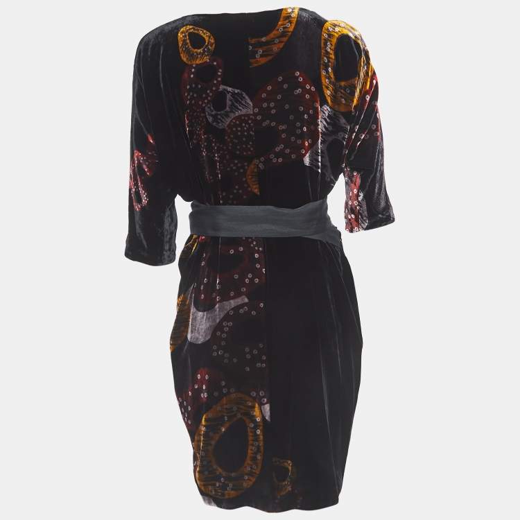 Dvf velvet outlet dress