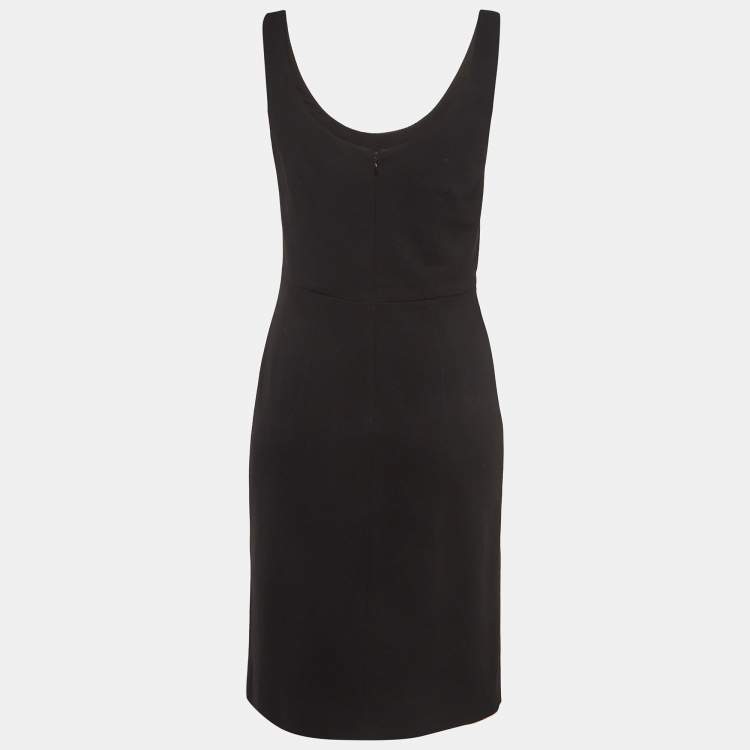 مملوكة مسبقًا Diane Von Furstenberg Black Jersey Mini Dress S