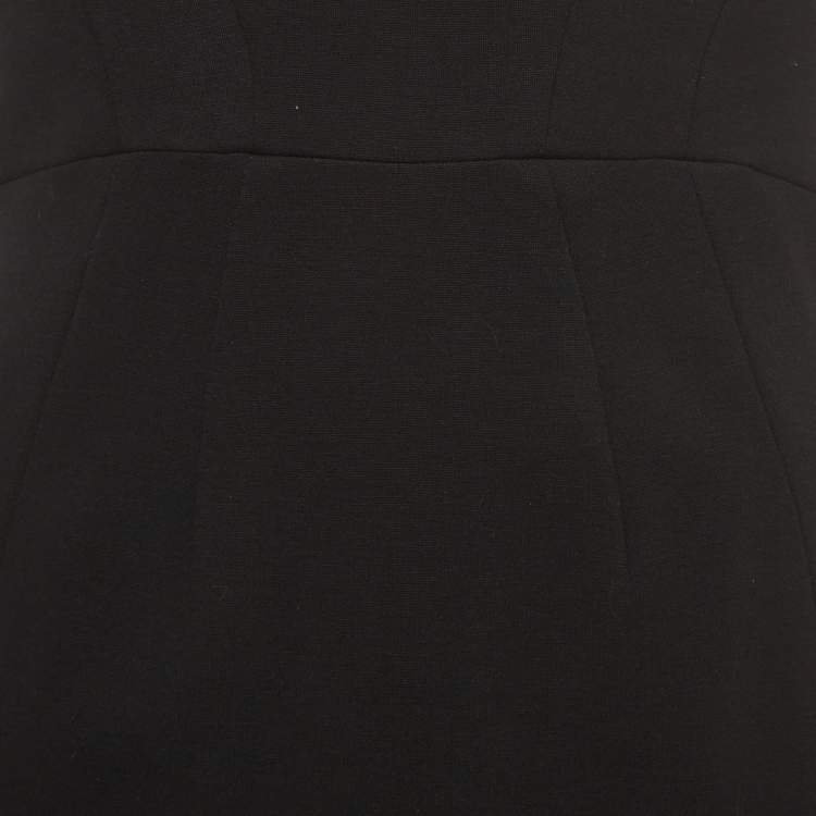 مملوكة مسبقًا Diane Von Furstenberg Black Jersey Mini Dress S