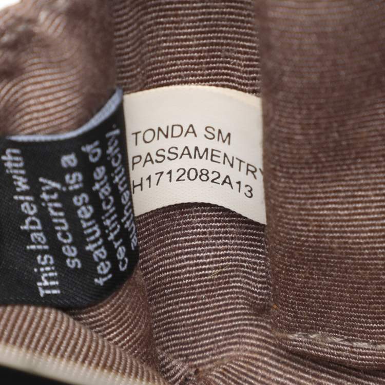 Pre Owned Diane Von Furstenberg Tonda Black Leather Minaudière Clutch