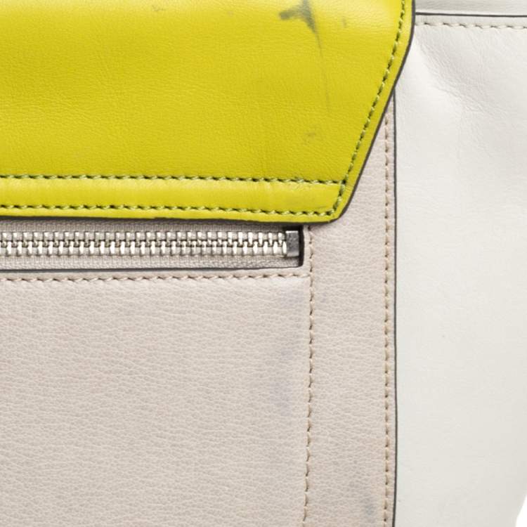 Pre Owned Diane von Furstenberg Multicolor Leather Top Handle Bag