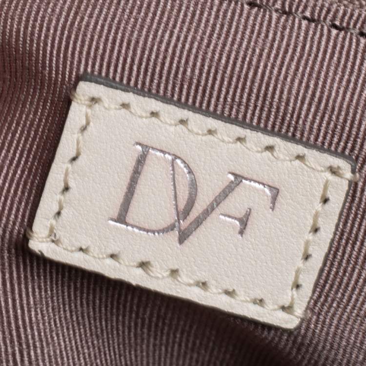 Pre Owned Diane von Furstenberg Multicolor Leather Top Handle Bag