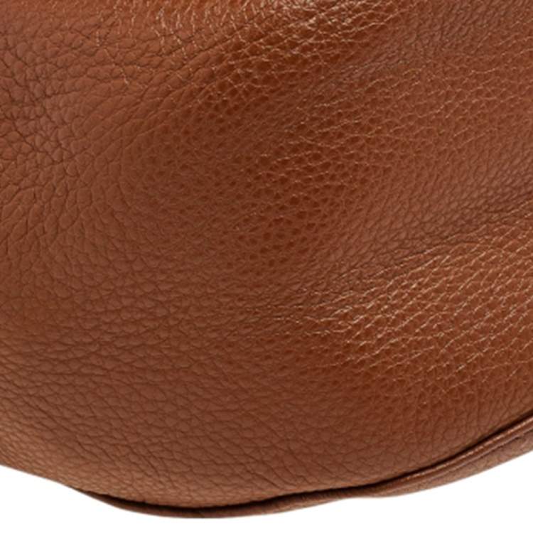 Pre Owned Diane Von Furstenberg Brown Leather Shoulder Bag
