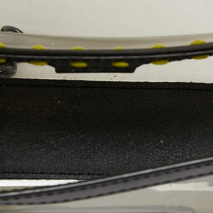 Pre Owned Diane Von Furstenberg Black Plexi  Shoulder Bag