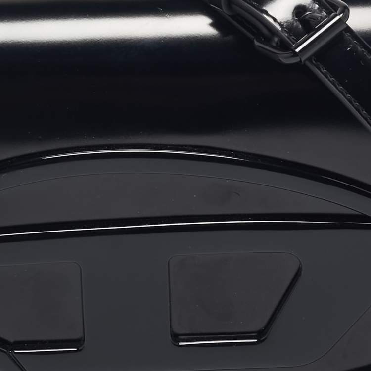 Pre Owned Diesel Black Mirrored Leather 1DR-Iconic Shoulder Bag