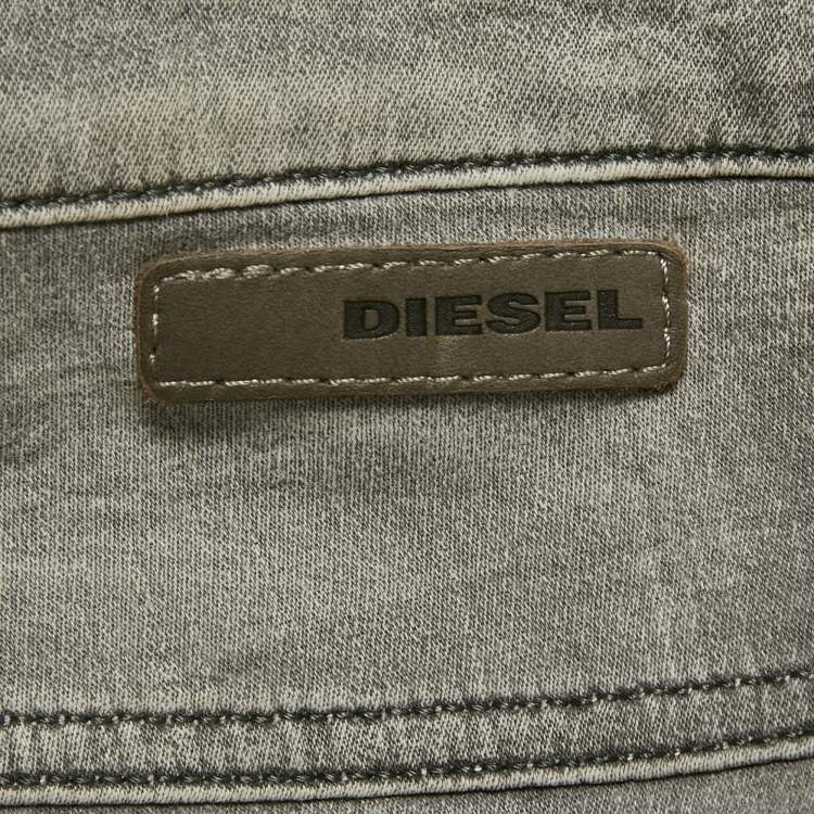 Pre Owned  Diesel Grey Washed Denim Low Waist Fayza Jeans S Waist 27