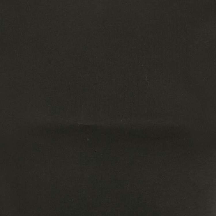 Pre Owned تي شيرت ديزل أسود بفتحة رقبة ممزقة من الجيرسي مقاس صغير