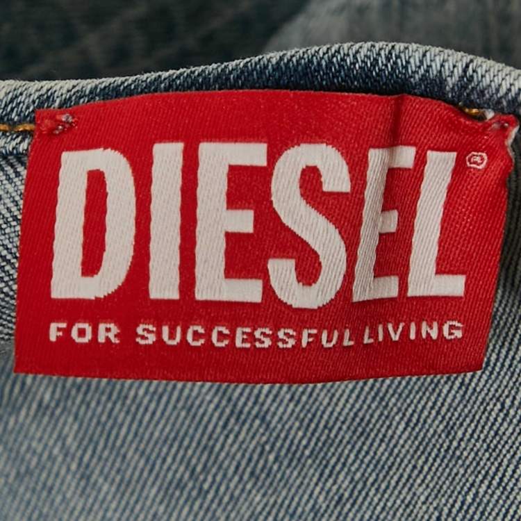 Pre Owned Diesel Blue Denim De-Shi-S Tank Top XS