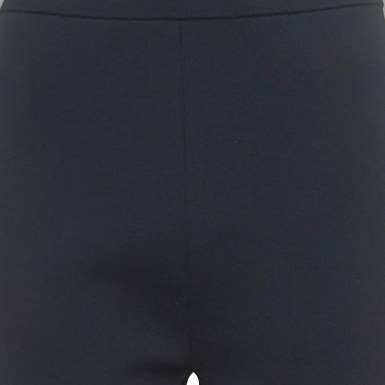 Pre Owned Dion Lee Black Knit Wide Leg Pants L