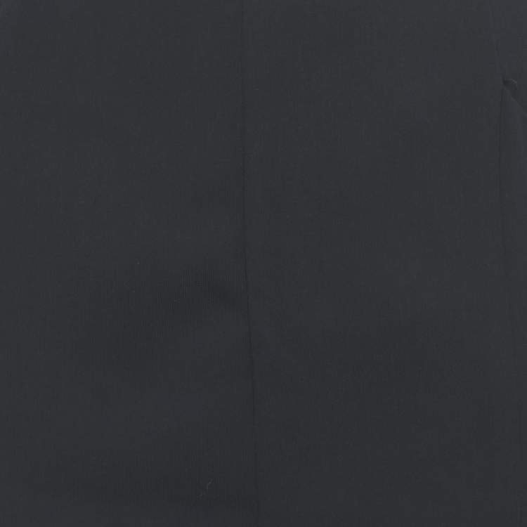 Pre Owned Dion Lee Navy Blue Crepe Bar-tack Detail Trousers S