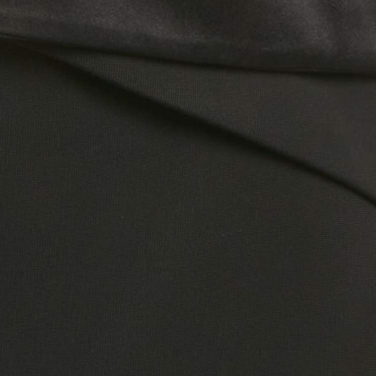 Pre Owned Dion Lee Black Knit Cut-Out Midi Dress M