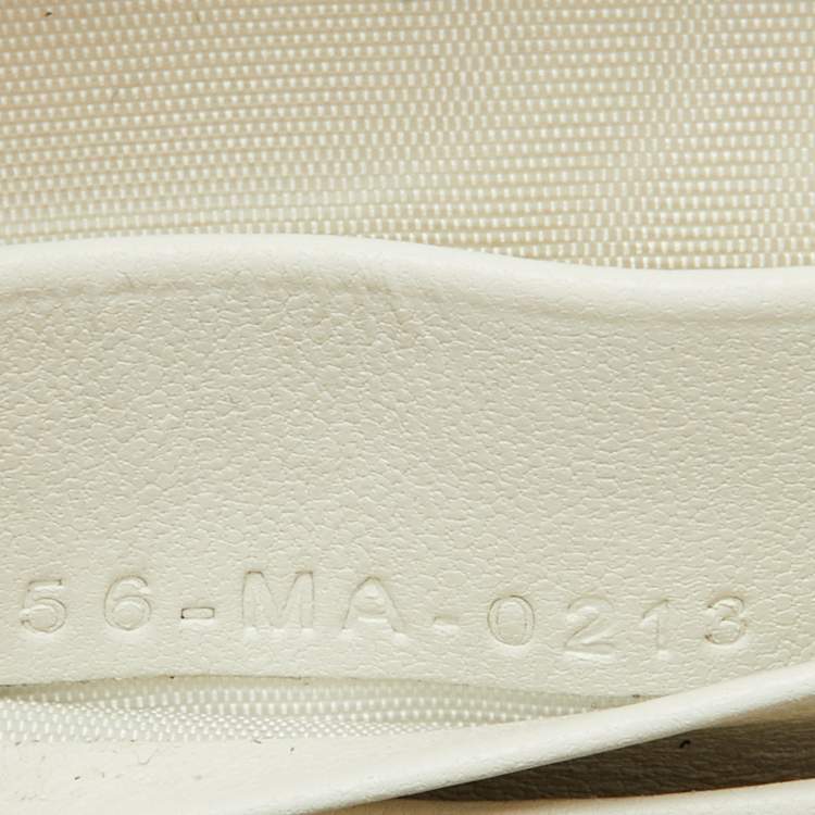 Pre Owned Dior White Cannage Leather Lady Dior Call'in Dior Phone Holder