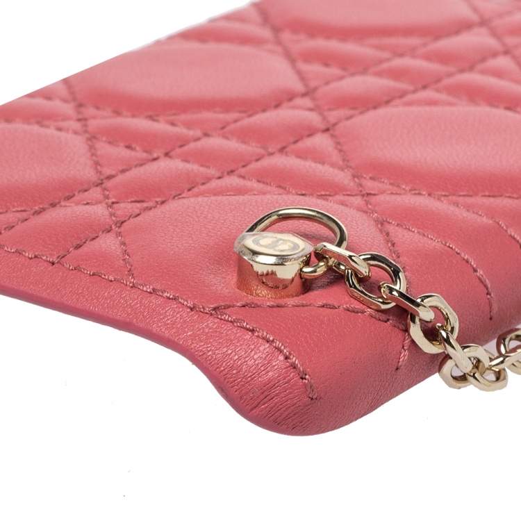 مملوكة مسبقًا Christian Dior Pink Cannage Leather  Lady Dior iPhone 11 Pro Max Case