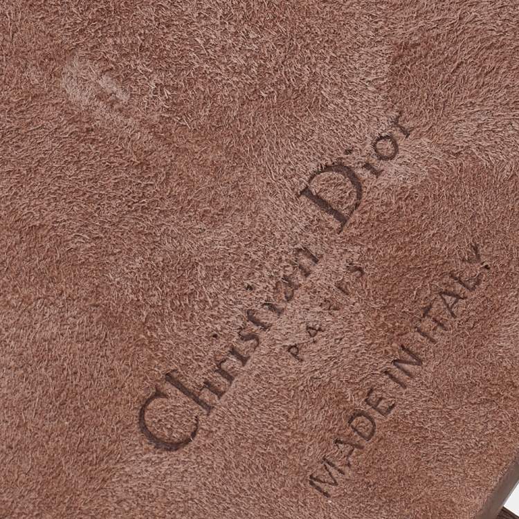 Pre Owned Dior Peach Leather J'Adior iphone XS Cover