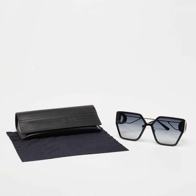 Pre Owned Dior Black 30Montaigne Butterfly Sunglasses