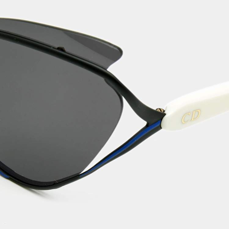 مملوكة مسبقًا Dior Black/White Audacieuse1 Butterfly Sunglasses
