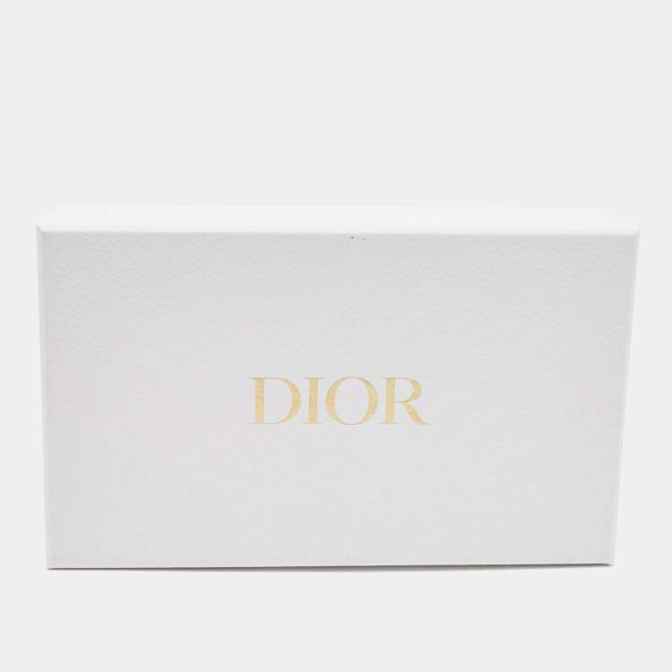 Pre Owned Dior Navy Blue Oblique Canvas 30 Montaigne Reversible Belt 75CM