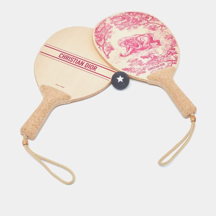 Pre Owned Christian Dior Pair of Dioriviera Beach Rackets