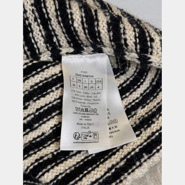 Pre Owned Christian Dior Mariniere Short-Sleeved Sweater