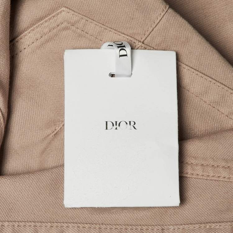 Pre Owned Dior Dusty Rose Denim Regular Fit Jeans M/Waist 33"